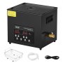 Limpiador ultrasónico VEVOR de 10 l, máquina de limpieza ultrasónica digital de 240 W con modo suave y desgasificación mejorada, limpiador ultrasónico industrial de 40 kHz con calentador y temporizador para retenedores, joyas y herramientas.