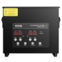 VEVOR 120 W Limpiador Ultrasónico, Máquina de Limpieza Ultrasónica Digital de 3 L con Modo Suave y Desgasificación Mejorada,  Calentador y Temporizador para Joyas, Herramientas, Retenedores