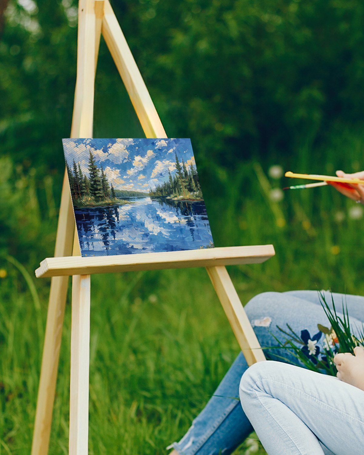 Lienzos VEVOR para pintar, lienzos blancos de 23 x 30 cm, paquete de 24 para dibujar, pintar con acrílico, óleo y acuarela, ideal para niños y profesionales.