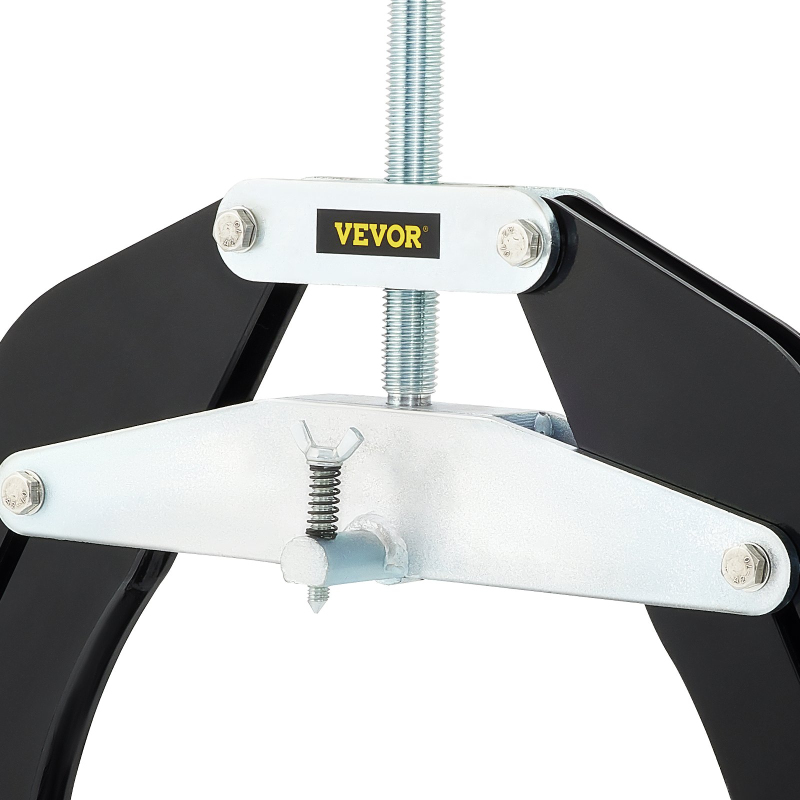 Abrazadera para tuberías VEVOR de 5 a 12 pulgadas, de alta resistencia y con tornillos de acción rápida, herramienta de alineación de tuberías de acero de diseño ligero, color negro