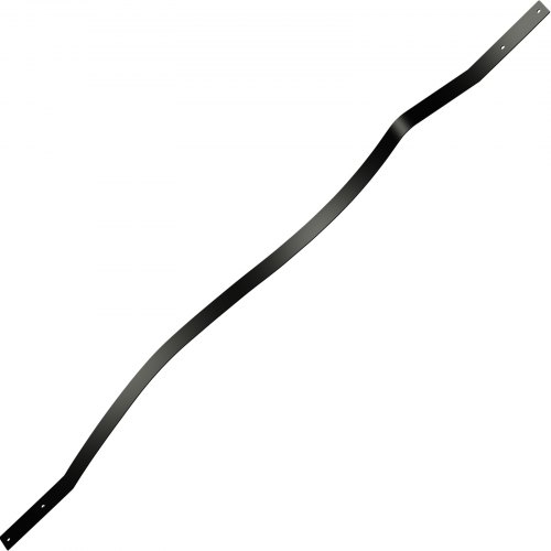 Balaustres de cubierta VEVOR, paquete de 61 husillos de cubierta de metal, balaustre de escalera de 29.5 x 1 pulgada con tornillos, barandilla de cubierta de aleación de aluminio para madera y cubierta compuesta, balaustre elegante para porche de cubierta de escalera al aire libre