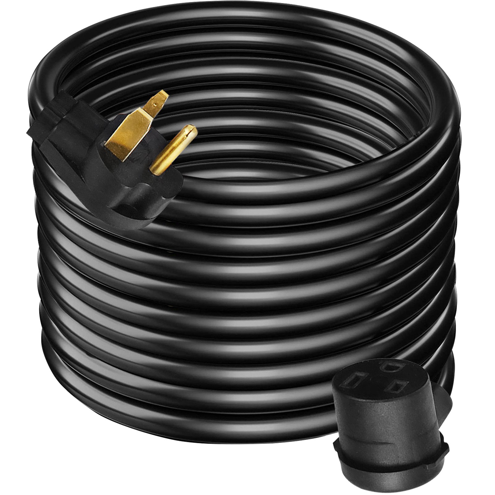 Cable de extensión para soldador VEVOR de 30 A, 7,6 m, 250 V, con enchufe NEMA 6-50, calibre 10, 3 clavijas para MIG, Lincoln, Plasma, Miller y TIG.