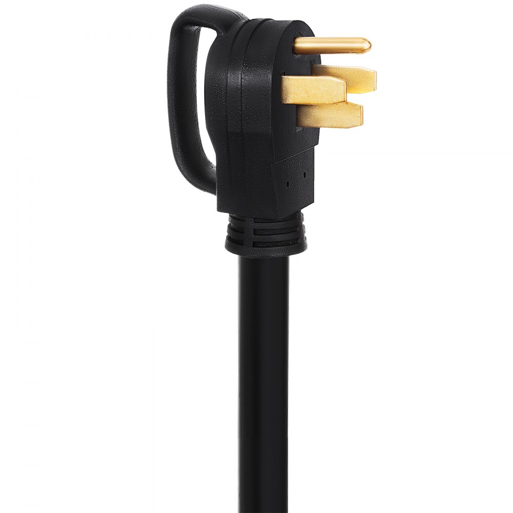 Cable de extensión VEVOR rv con mango negro y clavijas de latón.