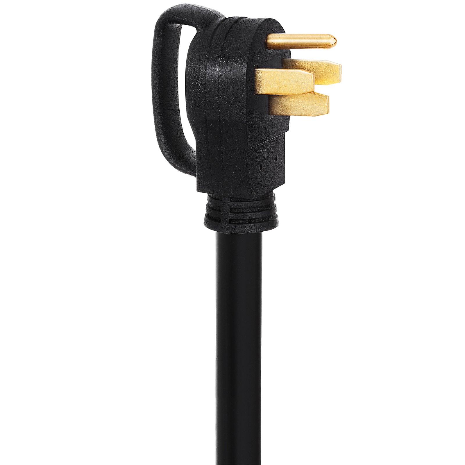 Cable de extensión VEVOR rv con mango negro y clavijas de latón.