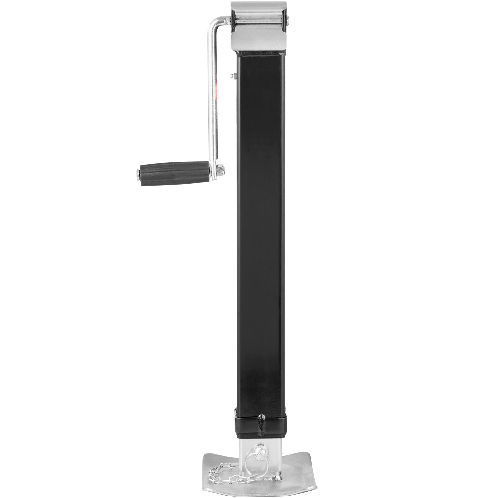 Gato de remolque VEVOR, gato de remolque soldable con capacidad de peso de 8000 lb, soporte de gato de remolque con asa para levantar remolques de RV, remolques para caballos, remolques utilitarios y remolques para yates