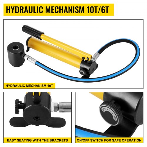 10T 6 Die Kit de Destornillador Perforador Hidráulico Conducto Herramienta Manual