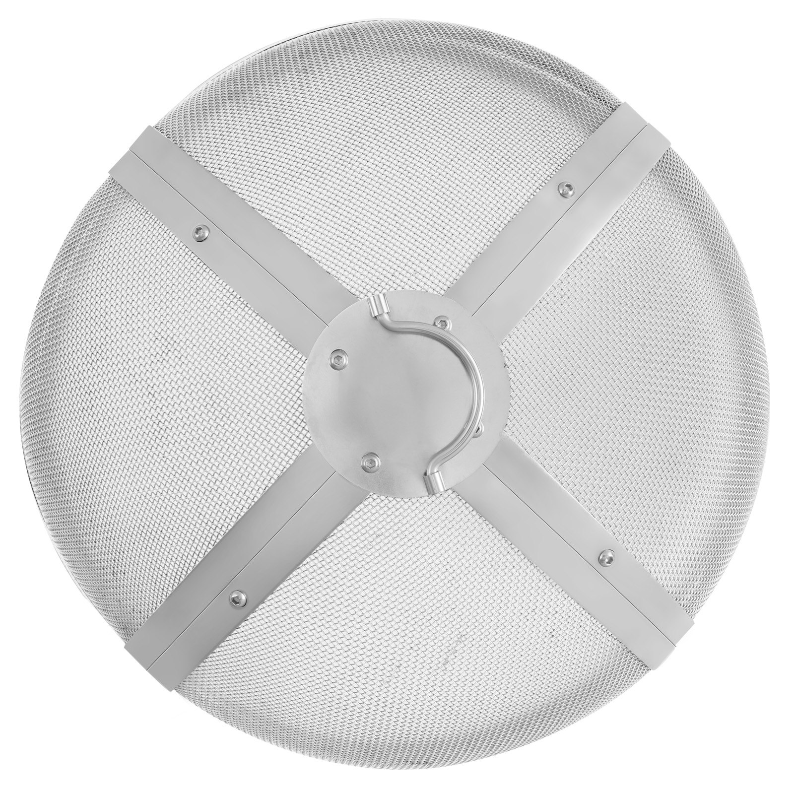 VEVOR Pantalla redonda para hogueras de 20.0 in, cubierta de metal de acero reforzado resistente, tapa para hogueras al aire libre, cubiertas superiores de fácil apertura redondas con mango de anillo para patio al aire libre, hogueras, patio trasero