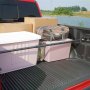 Barra de carga VEVOR, barra estabilizadora de carga de acero resistente para caja de camioneta, ajustable de 40" a 73", con capacidad de 220 lb, tope deslizante para caja de camioneta, SUV.