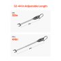 Protector de espejo de popa ajustable de 32 a 44 pulgadas Protector de espejo de popa para barco con cabezal resistente