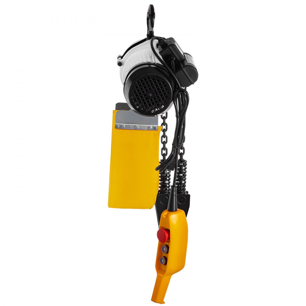 VEVOR Polipasto de cadena eléctrico Elevador de grúa monofásico 2200 lbs 1 tonelada Carga 10 pies Elevación