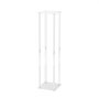 Soporte de flores para bodas VEVOR alto y transparente con base cuadrada y parte superior para decoración de eventos.