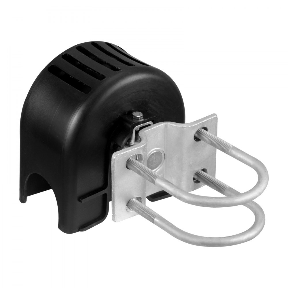 Kit de puerta corrediza con ranura en forma de U, 4 ruedas y cubierta para puerta voladiza