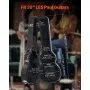 Estuche rígido para guitarra eléctrica de 41,34 pulgadas con cerradura, asa y llave para guitarra LES Paul