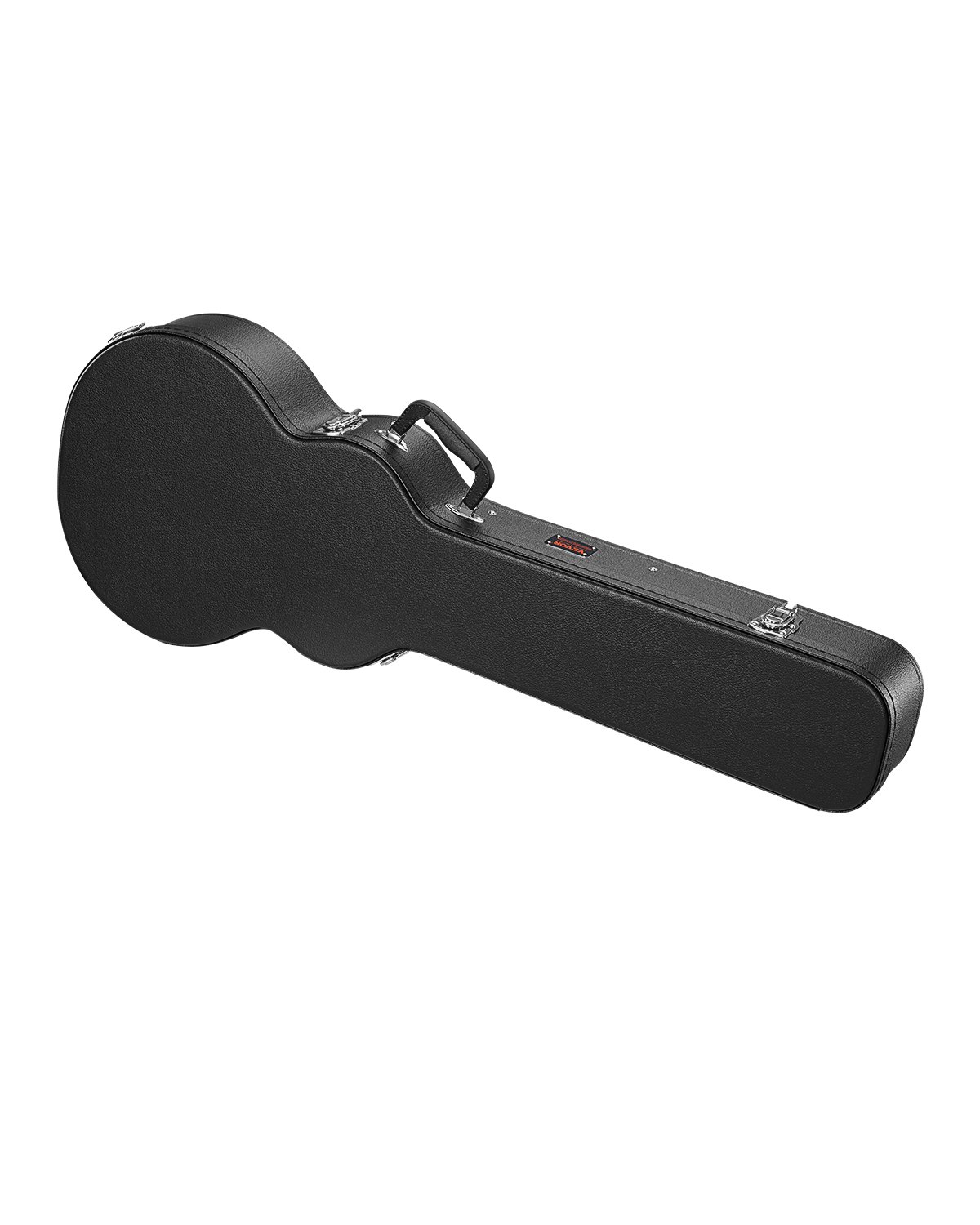 VEVOR Estuche rígido para guitarra eléctrica de 105 cm (41,34"), con forma de calabaza, con cerradura, pestillo, llave y asa, acolchado de PVC, forro suave, resistente al agua, para guitarras LES Paul de 99 cm (39"), color negro