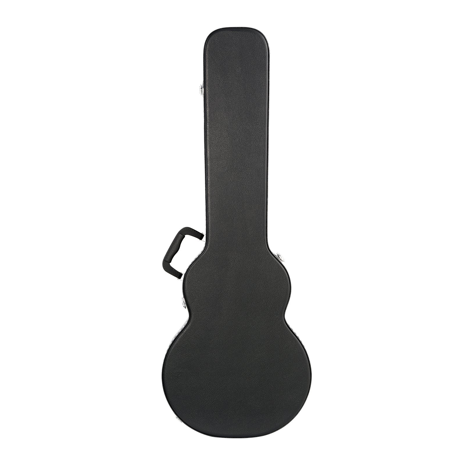VEVOR Estuche rígido para guitarra eléctrica de 105 cm (41,34"), con forma de calabaza, con cerradura, pestillo, llave y asa, acolchado de PVC, forro suave, resistente al agua, para guitarras LES Paul de 99 cm (39"), color negro