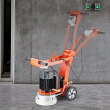 VEVOR Amoladora de piso de concreto Pulidora de conductor a pie de 10 "Máquina ajustable de 1.7HP