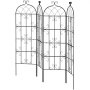 VEVOR Enrejado de jardín para plantas trepadoras, 180 x 50 cm, 4 paquetes de enrejado de metal inoxidable para flores de jardín, soporte para rosas trepadoras y pepinos, enrejado decorativo para clemátides para patios y céspedes.