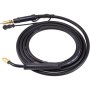 Antorcha de soldadura MIG Miller VEVOR con cable negro y conector de latón.