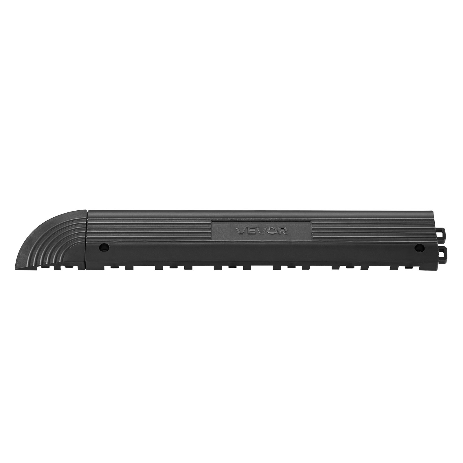 VEVOR Kit de Bordes para Baldosas Entrelazadas, Paquete de 11 Piezas, Bordes de Transición con 4 Esquinas, para Azulejos de Drenaje, Polipropileno, para Garaje Terraza Taller de Auto Piscina, Negro