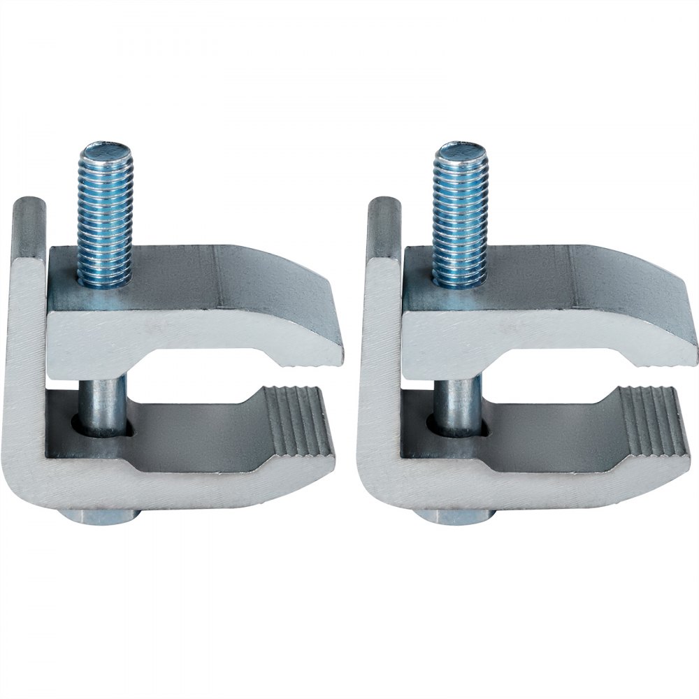 VEVOR Compactadora de Placa Almohadilla de Manipulación, Compactador de Suelo, Máquina Compactadora, Hecha de Material Plástico, Equipada con Dos Abrazaderas de Montaje en C, 48,5 x 49 x 0,6 cm