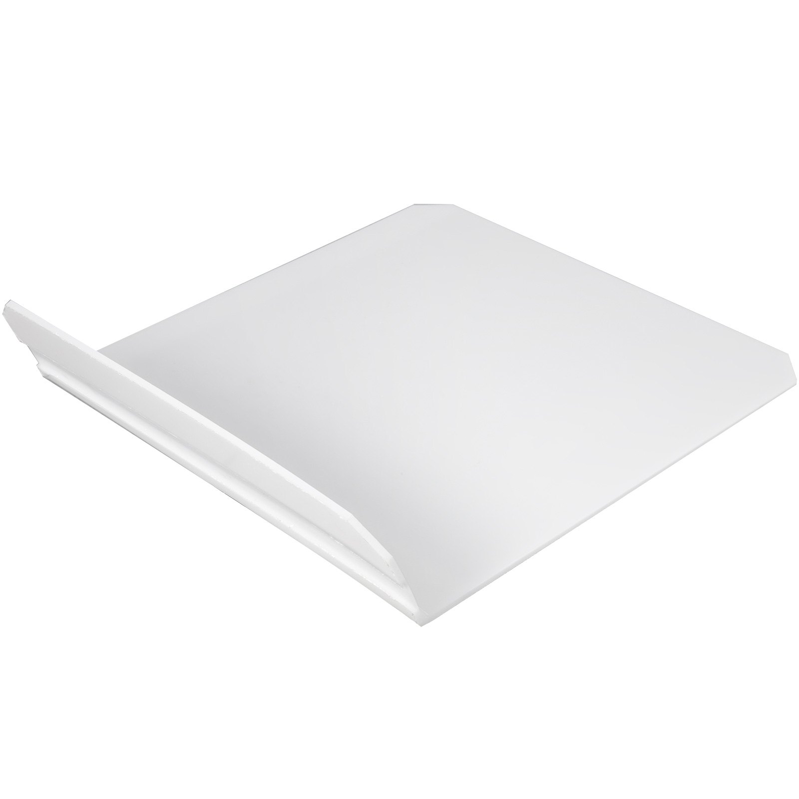 VEVOR Compactadora de Placa Almohadilla de Manipulación, Compactador de Suelo, Máquina Compactadora, Hecha de Material Plástico, Equipada con Dos Abrazaderas de Montaje en C, 48,5 x 49 x 0,6 cm