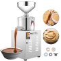 VEVOR Commercial Peanut Sesame Grinding Machine, 15000 g/h máquina de mantequilla de maní de acero inoxidable, 110 V Grinder eléctrico perfecto para mantequilla de maní, sésamo y nuez, 11.80 x 28.00 x 11.80 in, plata