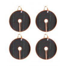 Anillo de riego para árboles, paquete de 4, bolsa para árboles con riego automático de liberación lenta de 10 galones