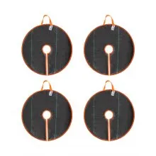 Anillo de riego para árboles, paquete de 4, bolsa para árboles con riego automático de liberación lenta de 10 galones