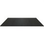 Alfombrillas de gimnasio VEVOR, negras, superficie texturizada, bordes entrelazados, ideales para gimnasios domésticos y comerciales.