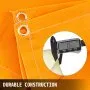 VEVOR Manta de soldadura de 10 x 10 pies Manta de fibra de vidrio naranja Manta ignífuga portátil de fibra de vidrio Estera de soldadura Aislamiento resistente al calor ignífugo con bolsa de transport
