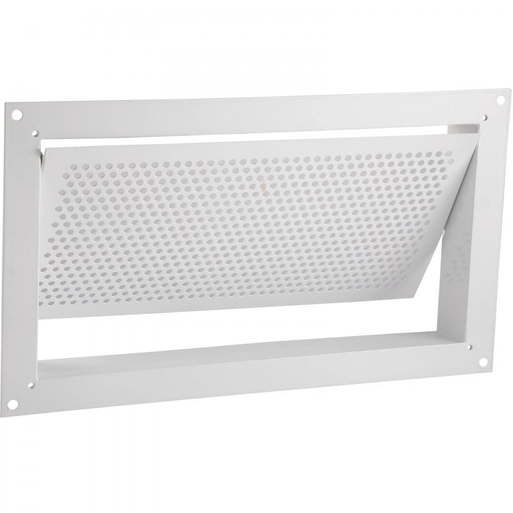 VEVOR Ventilación para Inundaciones de 465x260x50 mm en la Pared Ventilación para Inundaciones de Cimientos para Reducir Daños a los Cimientos y el Riesgo de Inundaciones en Espacios de Acceso, Blanco