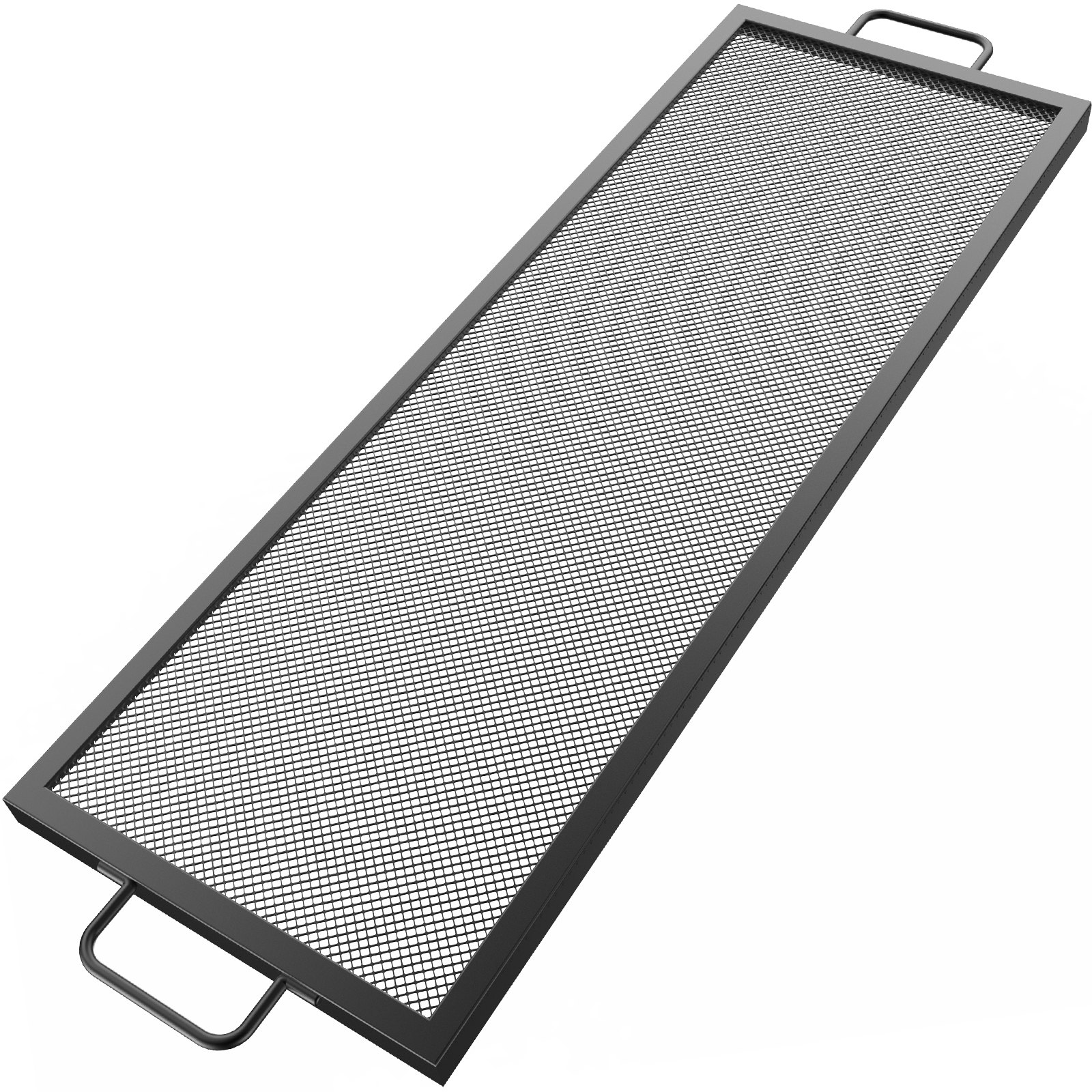 VEVOR Rejilla de Cocción Rectangular Parrilla para Fogatas de 44 x 15 pulgadas