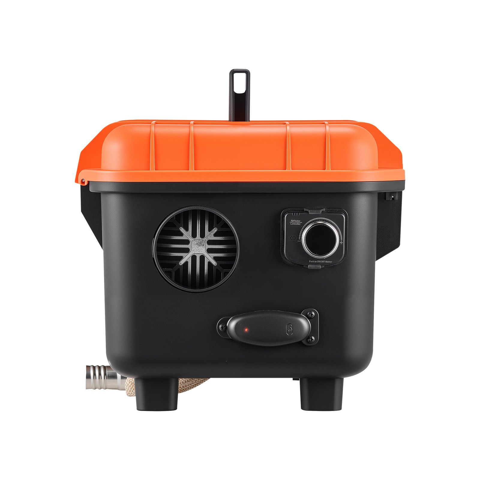 Calefactor diésel VEVOR, 8 kW, 12 V/24 V CC, calefactor de aire diésel portátil todo en uno con control remoto y pantalla LCD, calentamiento rápido y bajo nivel de ruido, tanque de combustible de 1,1 galones para camiones, furgonetas, autocaravanas, caravanas y garajes.