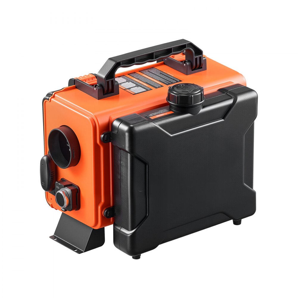 Calefactor diésel VEVOR, 8 kW, 12 V/24 V CC, calefactor de aire diésel portátil todo en uno con control remoto y pantalla LCD, calentamiento rápido y silencioso, tanque de combustible de 1,2 galones para camiones, furgonetas, autocaravanas, caravanas y garajes.