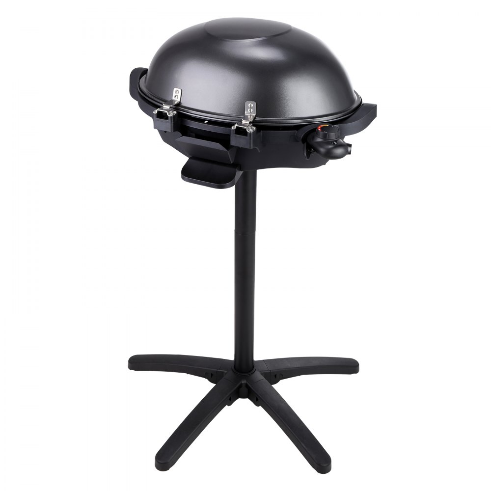 VEVOR Parrilla eléctrica para interiores y exteriores, 1800 W, 200 pulgadas cuadradas, parrilla eléctrica para barbacoa con superficie de parrilla, soporte extraíble, parrilla de patio antiadherente con temperatura ajustable para fiestas, camping y patio
