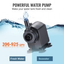 Enfriador de acuario VEVOR, 92 Gal 348 L, enfriador de agua hidropónico de 1/4 HP, compresor de refrigeración silencioso para agua de mar y agua dulce, sistema de enfriamiento de tanque de peces con bomba/manguera, para medusas, arrecifes de coral