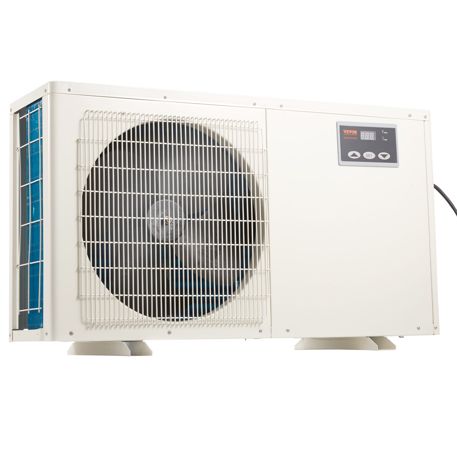 Enfriador de acuario VEVOR, 500 galones (1892 L), 1.5 HP, compresor de refrigeración silencioso para agua de mar y dulce, sistema de enfriamiento para peceras con bomba/manguera, para medusas y arrecifes de coral.