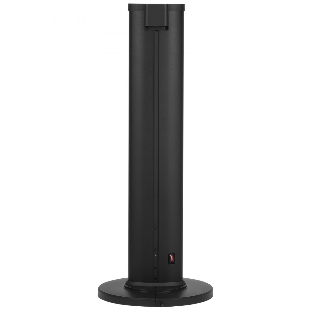 Calefactor infrarrojo VEVOR de 1500 W con control remoto, calefactor eléctrico para patio con 3 velocidades, temporizador y protección antivuelco, ideal para dormitorio, estudio, porche, comedor, estudio, soporte, 101 cm de largo.