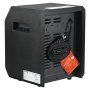 Calefactor infrarrojo VEVOR de 1500 W con control remoto, calefactor eléctrico LED para patio con 3 velocidades, temporizador, protección contra sobrecalentamiento y antivuelco, y bloqueo para niños, para dormitorio, salón, habitación infantil y estudio. ABS.