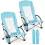 Silla de Playa con Respaldo Alto