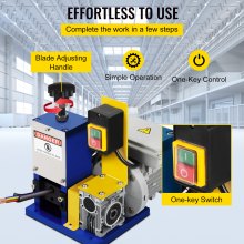 VEVOR Máquina Pelacables Eléctrica Pelacables Eléctrico 60 pies / min Máquina Pelacables de Metal Chatarra