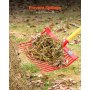 VEVOR Horquilla de Repuesto para Estiércol Eficiente, 6 Unidades, 18 Dientes Angulares, de Plástico Duradero, Ideal para Recoger Heno, Hierba y Estiércol de Establos y Granjas, 400 x 310 x 95 mm