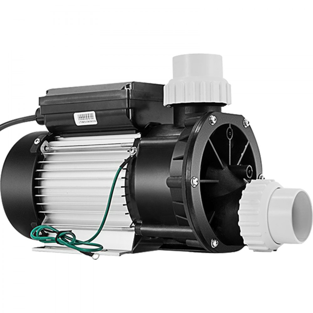 VEVOR Natación 1/2 HP 110V Bañera de hidromasaje 0,37 Kw Bomba de circulación de agua para spa Piscina sobre el suelo y bañera de hidromasaje, Negro
