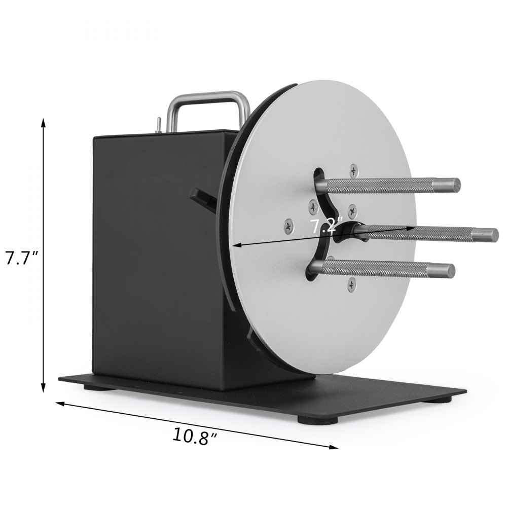 Rebobinadora de etiquetas VEVOR HD-R7 Máquina rebobinadora de etiquetas de 180 mm Rebobinadora automática de etiquetas de 1-3 pulgadas Sincronización con impresora Adecuada para tamaños de núcleo de 1-3 pulgadas
