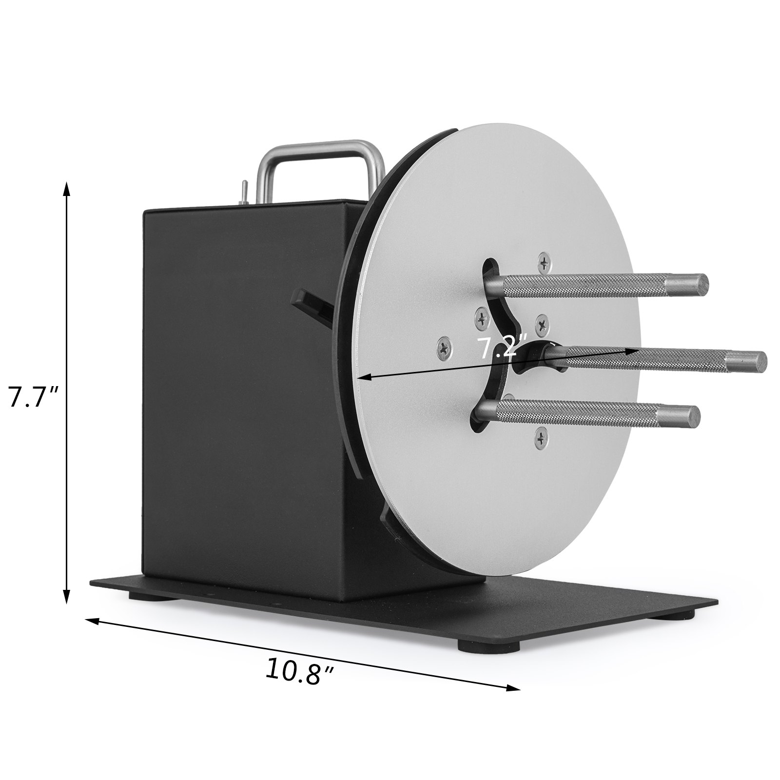 Rebobinadora de etiquetas VEVOR HD-R7 Máquina rebobinadora de etiquetas de 180 mm Rebobinadora automática de etiquetas de 1-3 pulgadas Sincronización con impresora Adecuada para tamaños de núcleo de 1-3 pulgadas