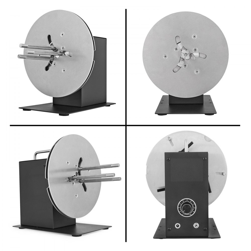 Rebobinadora de etiquetas VEVOR HD-R9 Máquina rebobinadora de etiquetas de 220 mm Rebobinadora automática de etiquetas Sincronizar con impresora