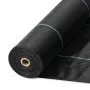 Tela antihierbas VEVOR para paisajismo, 1,9 x 100 m, resistente, de polipropileno, para control de malezas, para entradas de vehículos, geotextil para paisajismo, cobertura del suelo, color negro