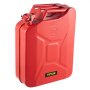 Bidón VEVOR de color rojo con capacidad de 20 l y tapón de cierre seguro.