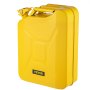 Bidón de combustible VEVOR amarillo de 20 l con tapa y asa de seguridad.