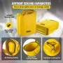 Bidón de combustible portátil VEVOR de 5,3 galones (20 L) con boquilla flexible, de acero inoxidable y resistente al calor, para coches, camiones y otros equipos, color amarillo